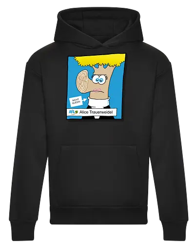 Trauerweidel - Ruthe, Trauerweidel, Baum, Wald - Heavyweight Hoodie