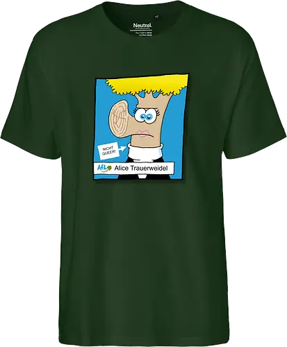 Trauerweidel - Ruthe, Trauerweidel, Baum, Wald - Fairtrade T-Shirt