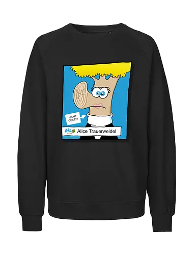 Trauerweidel - Ruthe, Trauerweidel, Baum, Wald - Fairtrade Sweatshirt