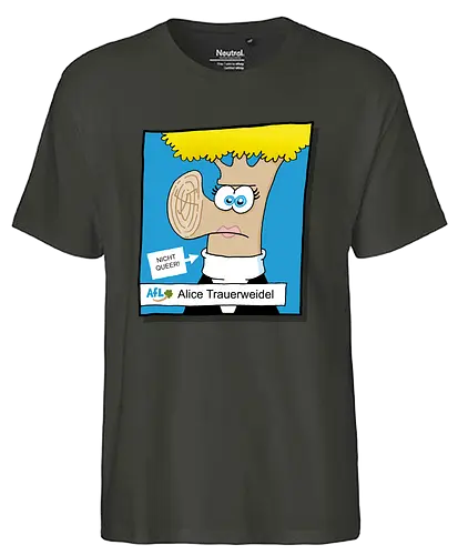 Trauerweidel - Ruthe, Trauerweidel, Baum, Wald - Fairtrade T-Shirt