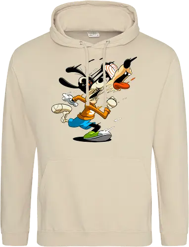Freaky Tollpatschiger Hund - Cartoon Horror Underground Art - freaky tollpatschiger Hund Art, Cartoon Horror Underground, tollpatschiger Hund dunkles Shirt, Horror Cartoon Spiralaugen, Hund Skelett Gesicht Art, Goofy, dunkles oranges Pop Art, alternativer freaky Hund Charakter, verrückte Cartoon Mode, chaotischer Hund Streifen Art, Underground dunkles Geek, Horror Nostalgie klassischer Cartoon, Punk Hund Cartoon, alternative Cartoon Shirt, dunkle Retro Hund Art, chaotischer oranger Cartoon - Standard Hoodie