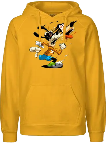 Freaky Tollpatschiger Hund - Cartoon Horror Underground Art - freaky tollpatschiger Hund Art, Cartoon Horror Underground, tollpatschiger Hund dunkles Shirt, Horror Cartoon Spiralaugen, Hund Skelett Gesicht Art, Goofy, dunkles oranges Pop Art, alternativer freaky Hund Charakter, verrückte Cartoon Mode, chaotischer Hund Streifen Art, Underground dunkles Geek, Horror Nostalgie klassischer Cartoon, Punk Hund Cartoon, alternative Cartoon Shirt, dunkle Retro Hund Art, chaotischer oranger Cartoon - Fairtrade Hoodie