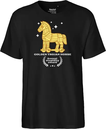 Annual award - Trojan horse, Odysseus, Troja, Odyssey - Fairtrade T-Shirt