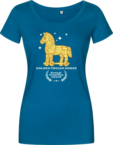 Annual award - Trojan horse, Odysseus, Troja, Odyssey - Damen T-Shirt