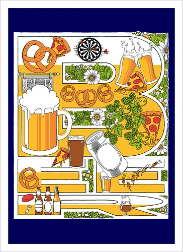 Beer Symphony - Beer - Kunstdruck