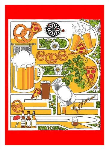 Beer Symphony - Beer - Kunstdruck
