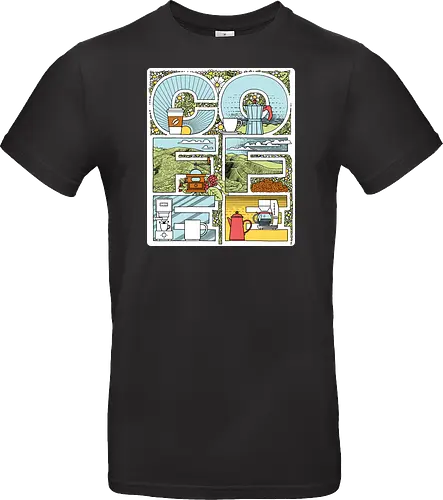 Coffee Bold - Coffee, Lettering - Standard T-Shirt