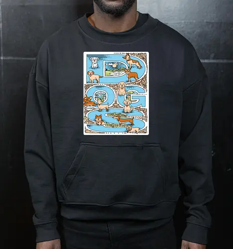 Dog vibes - Dogs - Cropped Sweatshirt