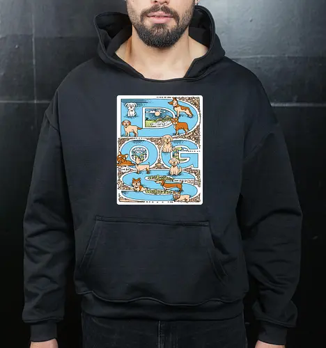 Dog vibes - Dogs - Cropped Hoodie