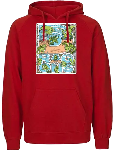 Dragon vibes - Dragons, Fantasy - Fairtrade Hoodie