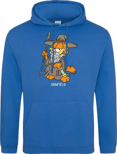 Ganfield - Orange Cat, Wizard, LOTR, Tolkien - Standard Hoodie
