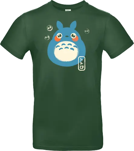 My Cute Neighbor - japanese, japan, anime, anime inspired, funny, fantasy, cute, cute creature, animals, spirit, forest spirit, cute, whimsical, kawaii, movie - Standard T-Shirt