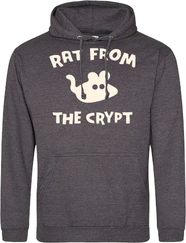 Rat From The Crypt - horror, halloween, creepy, scary, rat, maouse, animals, pets, spooky, retro, punk, funny, dark humor, cute - Standard Hoodie