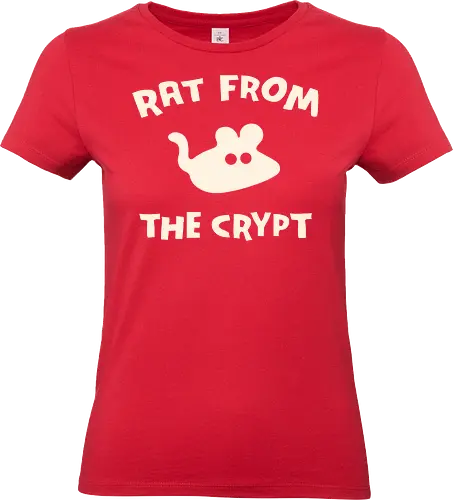 Rat From The Crypt - horror, halloween, creepy, scary, rat, maouse, animals, pets, spooky, retro, punk, funny, dark humor, cute - Standard T-Shirt (Frauen)