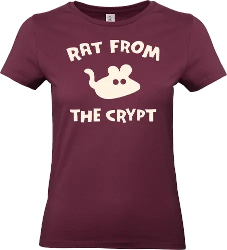 Rat From The Crypt - horror, halloween, creepy, scary, rat, maouse, animals, pets, spooky, retro, punk, funny, dark humor, cute - Standard T-Shirt (Frauen)