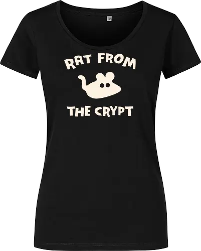 Rat From The Crypt - horror, halloween, creepy, scary, rat, maouse, animals, pets, spooky, retro, punk, funny, dark humor, cute - Damen T-Shirt