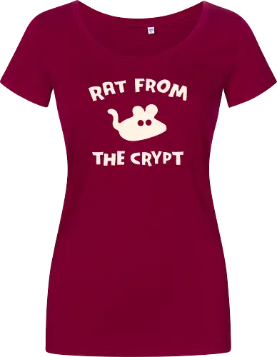 Rat From The Crypt - horror, halloween, creepy, scary, rat, maouse, animals, pets, spooky, retro, punk, funny, dark humor, cute - Damen T-Shirt