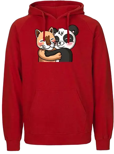 PandaAmanda - Hug - Fairtrade Hoodie