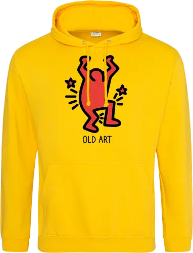 Hurting - Haring, Eighties, Paiting, Graffiti - Standard Hoodie