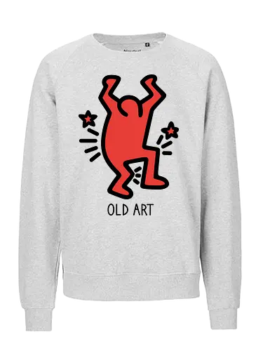 Hurting - Haring, Eighties, Paiting, Graffiti - Fairtrade Sweatshirt