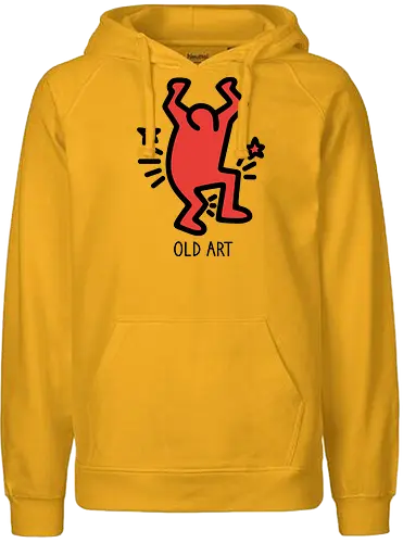 Hurting - Haring, Eighties, Paiting, Graffiti - Fairtrade Hoodie