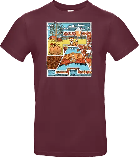 I love fall - Fall, Autumn - Standard T-Shirt