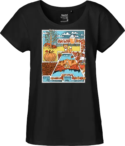 I love fall - Fall, Autumn - Fairtrade Girl Shirt