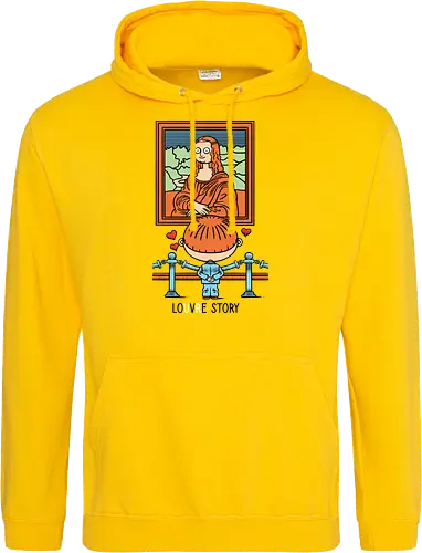 Louvre story - Louvre, Museum, Mona Lisa, Love - Standard Hoodie