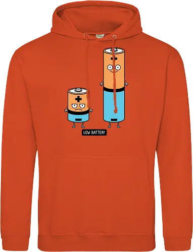 Low battery - Battery - Standard Hoodie