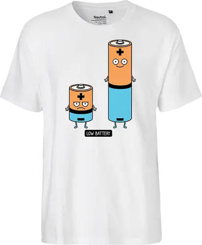 Low battery - Battery - Fairtrade T-Shirt