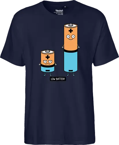 Low battery - Battery - Fairtrade T-Shirt