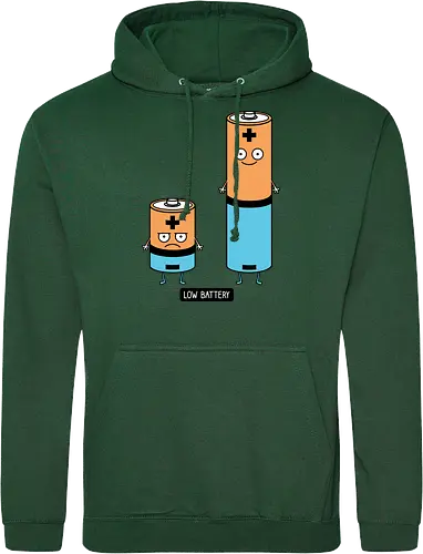 Low battery - Battery - Standard Hoodie