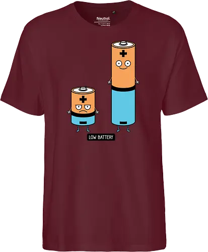 Low battery - Battery - Fairtrade T-Shirt