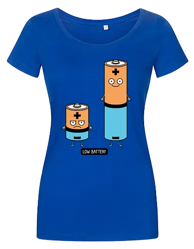 Low battery - Battery - Damen T-Shirt