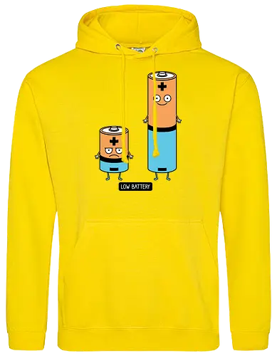 Low battery - Battery - Standard Hoodie