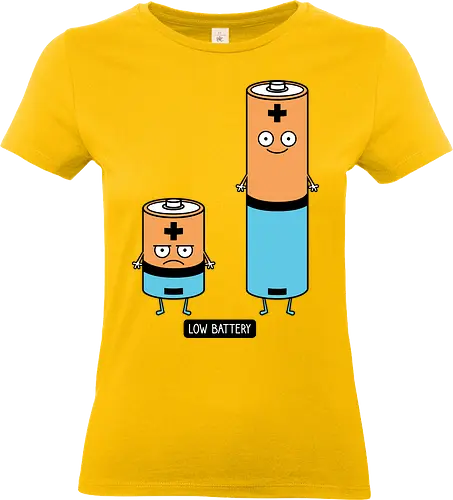 Low battery - Battery - Standard T-Shirt (Frauen)