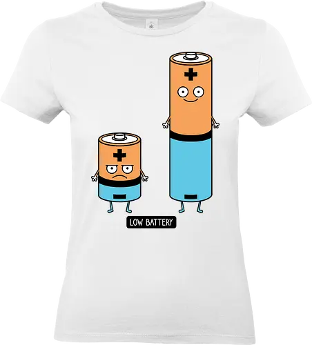 Low battery - Battery - Standard T-Shirt (Frauen)