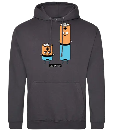 Low battery - Battery - Standard Hoodie