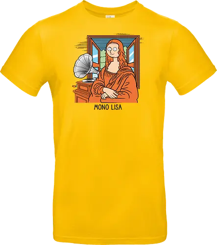 Mono Lisa - Music, Mono, Mona Lisa, Gramophone - Standard T-Shirt