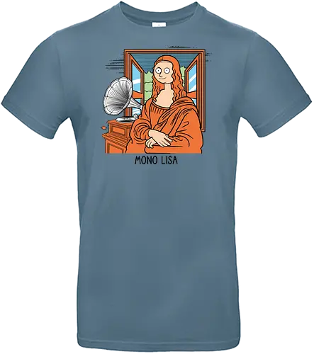 Mono Lisa - Music, Mono, Mona Lisa, Gramophone - Standard T-Shirt