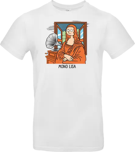 Mono Lisa - Music, Mono, Mona Lisa, Gramophone - Standard T-Shirt
