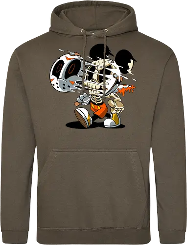 Skelett-Maus Slasher - Halloween Horror Cartoon Kunst - Mickey freaky art, estampa geek horror, Disney scary art, camiseta geek Halloween, Cartoon Horror Slasher, Halloween Terror Druck, freaky Maus Horror, Underground Slasher Kunst, Skelett Cartoon Halloween, Geek Terror Druck, klassischer Horror Cartoon, Pop Art Slasher, Horror Halloween Charakter, Cartoon Dark Art, Skelett Maus Horror, Eishockeymaske Cartoon, Slasher Cartoon Kunst, blutiges Messer Cartoon, Halloween Geek Kunst, Mickey Mouse horror, Jason Voorhees Disney, Mickey Halloween skeleton, Disney horror art, Sexta-Feira 13, Mickey zumbi, arte geek terror, camiseta horror Disney, Mickey Mouse Jason mask, cartoon horror, slasher art, cultura pop terror, Mickey Mouse esqueleto, Disney Halloween, Jason Voorhees mask, horror cartoon Disney - Standard Hoodie