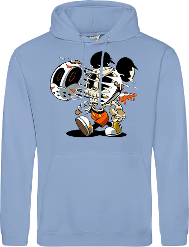 Skelett-Maus Slasher - Halloween Horror Cartoon Kunst - Mickey freaky art, estampa geek horror, Disney scary art, camiseta geek Halloween, Cartoon Horror Slasher, Halloween Terror Druck, freaky Maus Horror, Underground Slasher Kunst, Skelett Cartoon Halloween, Geek Terror Druck, klassischer Horror Cartoon, Pop Art Slasher, Horror Halloween Charakter, Cartoon Dark Art, Skelett Maus Horror, Eishockeymaske Cartoon, Slasher Cartoon Kunst, blutiges Messer Cartoon, Halloween Geek Kunst, Mickey Mouse horror, Jason Voorhees Disney, Mickey Halloween skeleton, Disney horror art, Sexta-Feira 13, Mickey zumbi, arte geek terror, camiseta horror Disney, Mickey Mouse Jason mask, cartoon horror, slasher art, cultura pop terror, Mickey Mouse esqueleto, Disney Halloween, Jason Voorhees mask, horror cartoon Disney - Standard Hoodie