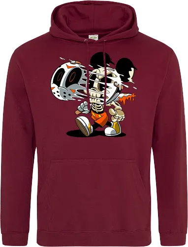 Skelett-Maus Slasher - Halloween Horror Cartoon Kunst - Mickey freaky art, estampa geek horror, Disney scary art, camiseta geek Halloween, Cartoon Horror Slasher, Halloween Terror Druck, freaky Maus Horror, Underground Slasher Kunst, Skelett Cartoon Halloween, Geek Terror Druck, klassischer Horror Cartoon, Pop Art Slasher, Horror Halloween Charakter, Cartoon Dark Art, Skelett Maus Horror, Eishockeymaske Cartoon, Slasher Cartoon Kunst, blutiges Messer Cartoon, Halloween Geek Kunst, Mickey Mouse horror, Jason Voorhees Disney, Mickey Halloween skeleton, Disney horror art, Sexta-Feira 13, Mickey zumbi, arte geek terror, camiseta horror Disney, Mickey Mouse Jason mask, cartoon horror, slasher art, cultura pop terror, Mickey Mouse esqueleto, Disney Halloween, Jason Voorhees mask, horror cartoon Disney - Standard Hoodie