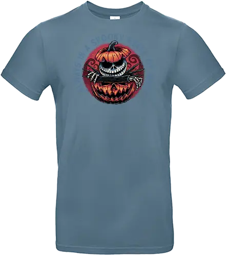 Spooky state of mind - Movie, animated, animation, horror, Halloween, pumpkin, skeleton, character, fantasy - Standard T-Shirt