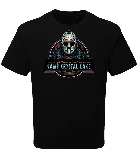 Never leave the camp - Horror, Halloween, movie, horror movie, villain, classic movie - Oversize T-Shirt
