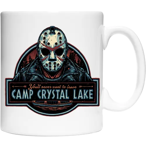 Never leave the camp - Horror, Halloween, movie, horror movie, villain, classic movie - Keramiktasse