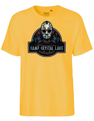 Never leave the camp - Horror, Halloween, movie, horror movie, villain, classic movie - Fairtrade T-Shirt