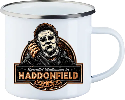 Halloween in Haddonfield - Horror, Halloween, movie, horror movie, villain, classic movie - Emailletasse