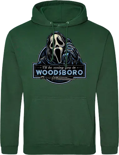 See you in Woodsboro - Horror, Halloween, movie, horror movie, villain, classic movie - Standard Hoodie